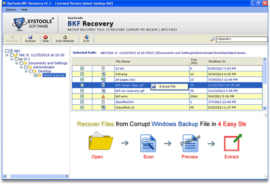 Recover Windows Backup File 5.9